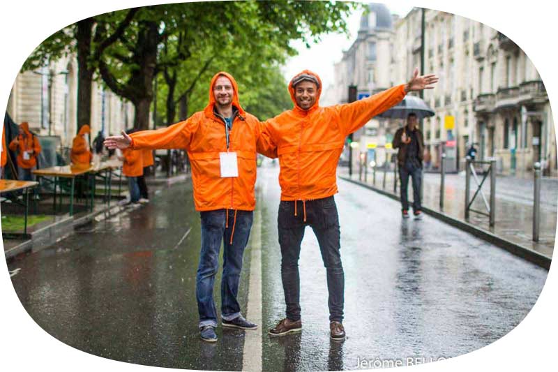 Reportage photo sur les bénévoles du Marathon de Bordeaux #marathonBDX